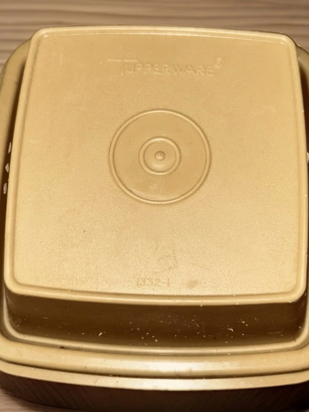 Vintage 3 piece Tupperware Pickle Keeper 1330-3 Clear/Olive Green